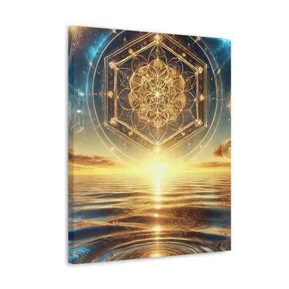 Sacred Geometry Art Canvas Ed. 96