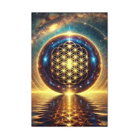 Sacred Geometry Art Canvas Ed. 48