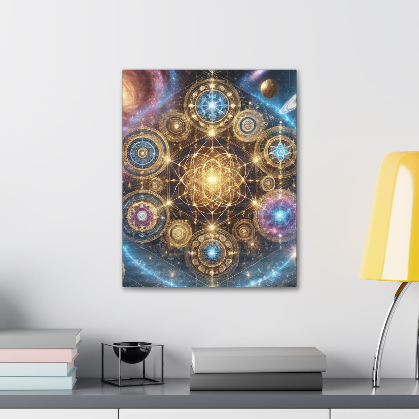 Sacred Geometry Art Canvas Ed. 69