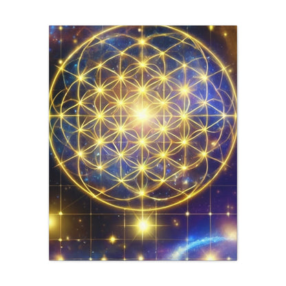 Sacred Geometry Art Canvas Ed. 73