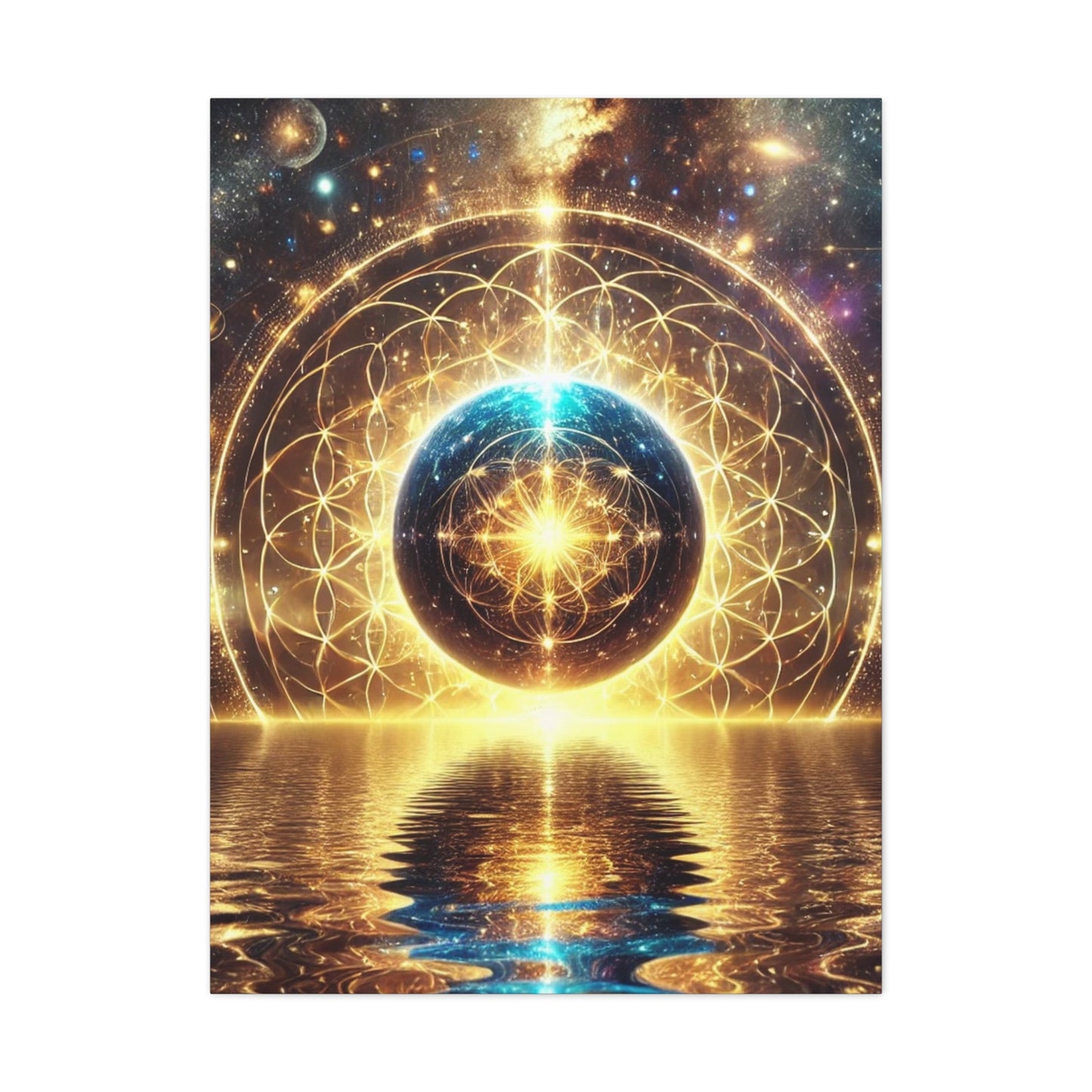 Sacred Geometry Art Canvas Ed. 51