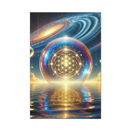 Sacred Geometry Art Canvas Ed. 22