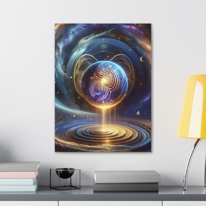 Sacred Geometry Art Canvas Ed. 61