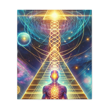 Quantum Entanglement Art Canvas Ed. 19