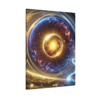 Energetic Orbs Art Canvas Ed. 9