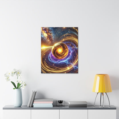 Energetic Orbs Art Canvas Ed. 8