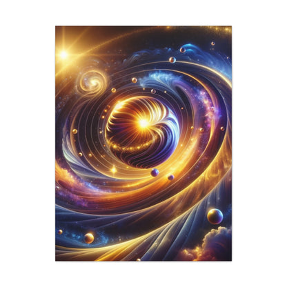 Energetic Orbs Art Canvas Ed. 5