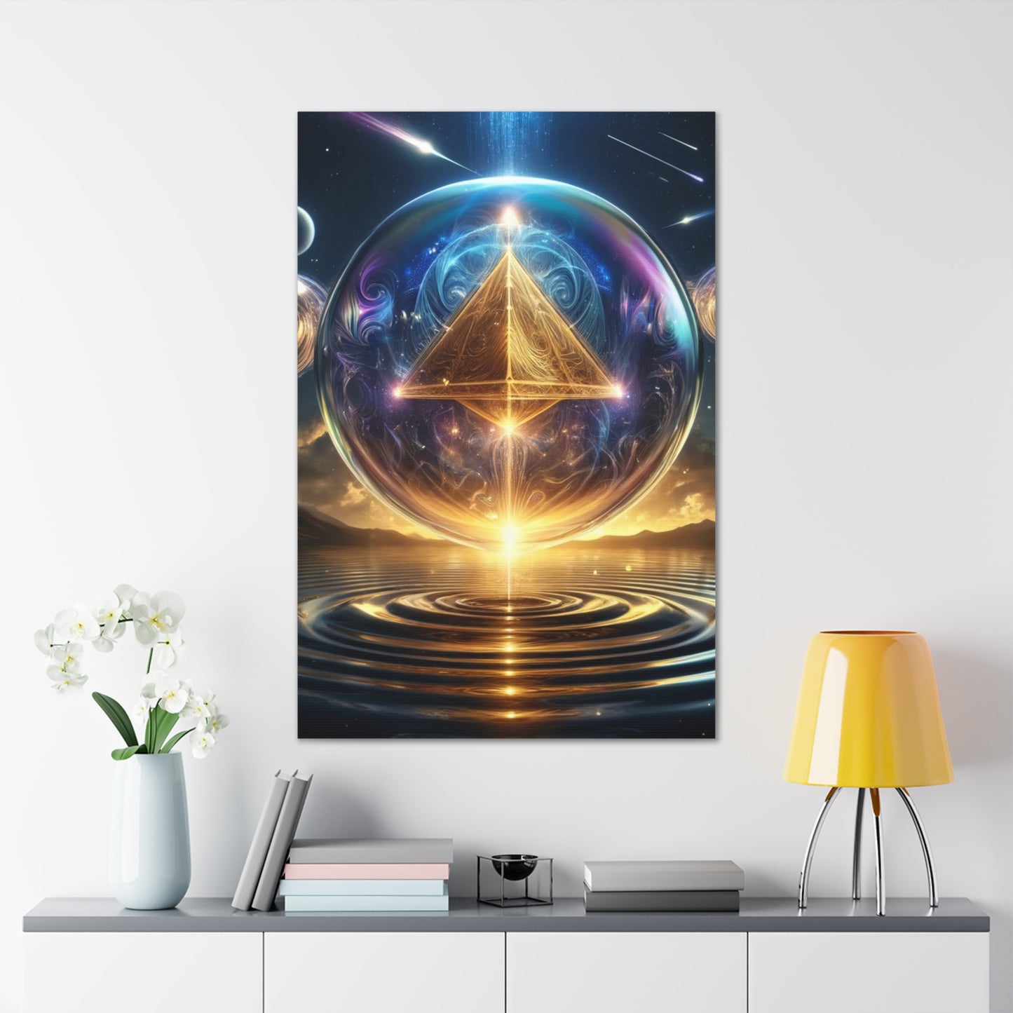 Sacred Geometry Art Canvas Ed. 32