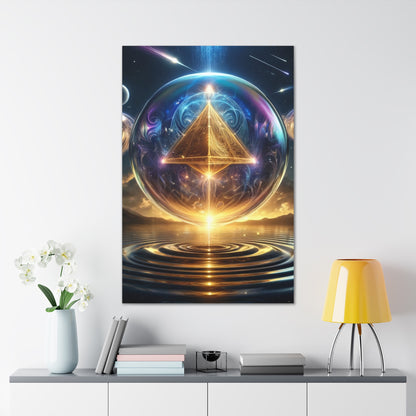 Sacred Geometry Art Canvas Ed. 32