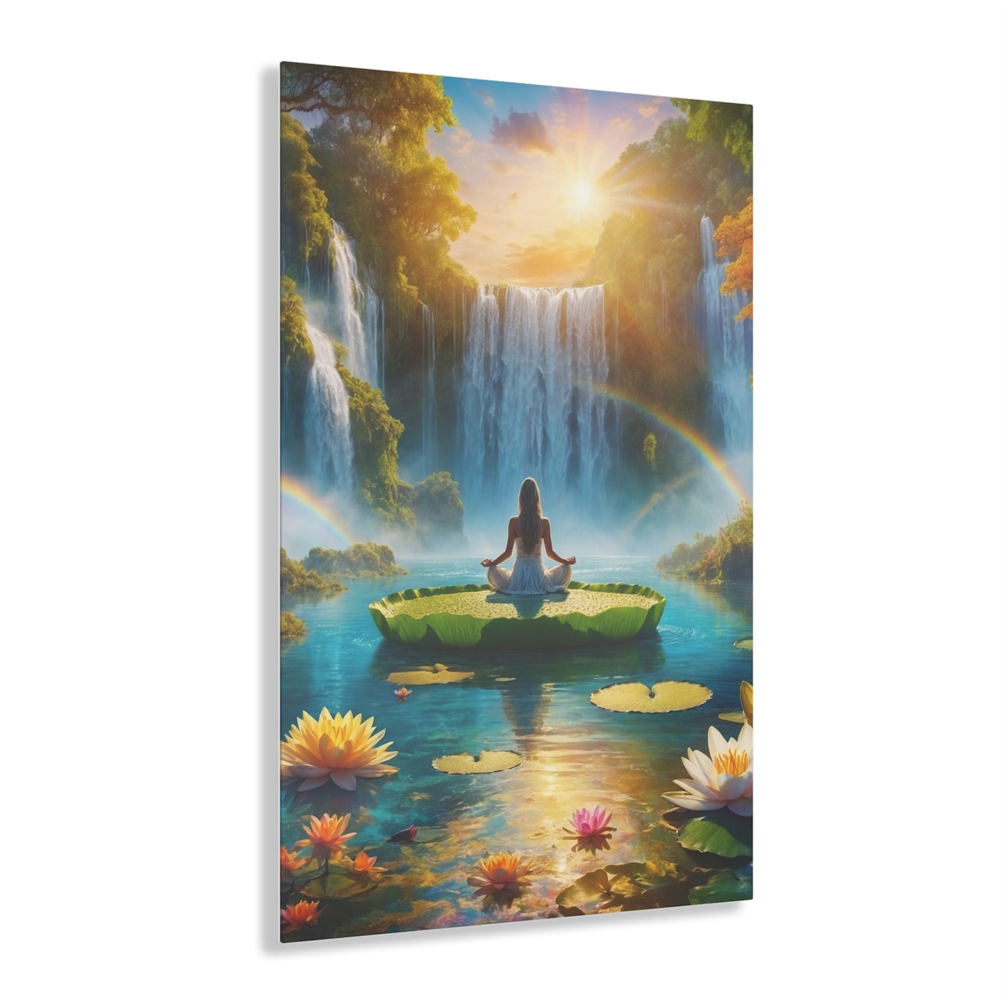 Blissful Lotus Acrylic Print Ed. 18