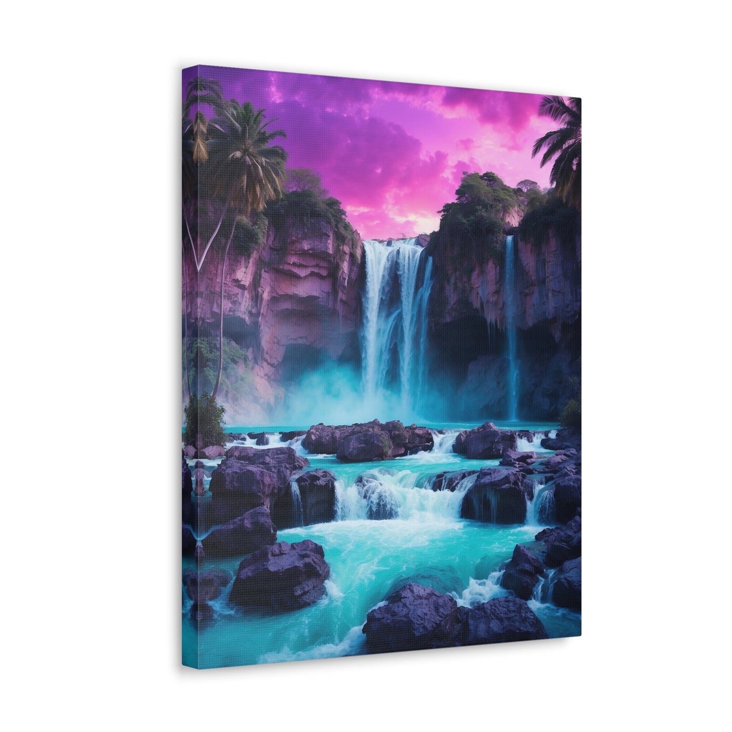 Majestic Waterfalls Art Canvas Ed. 30