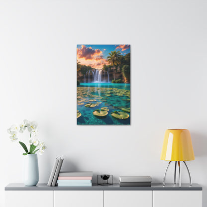 Majestic Waterfalls Art Canvas Ed. 40