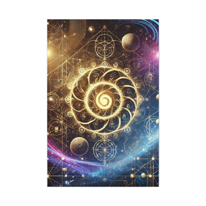 Sacred Geometry Art Canvas Ed. 65