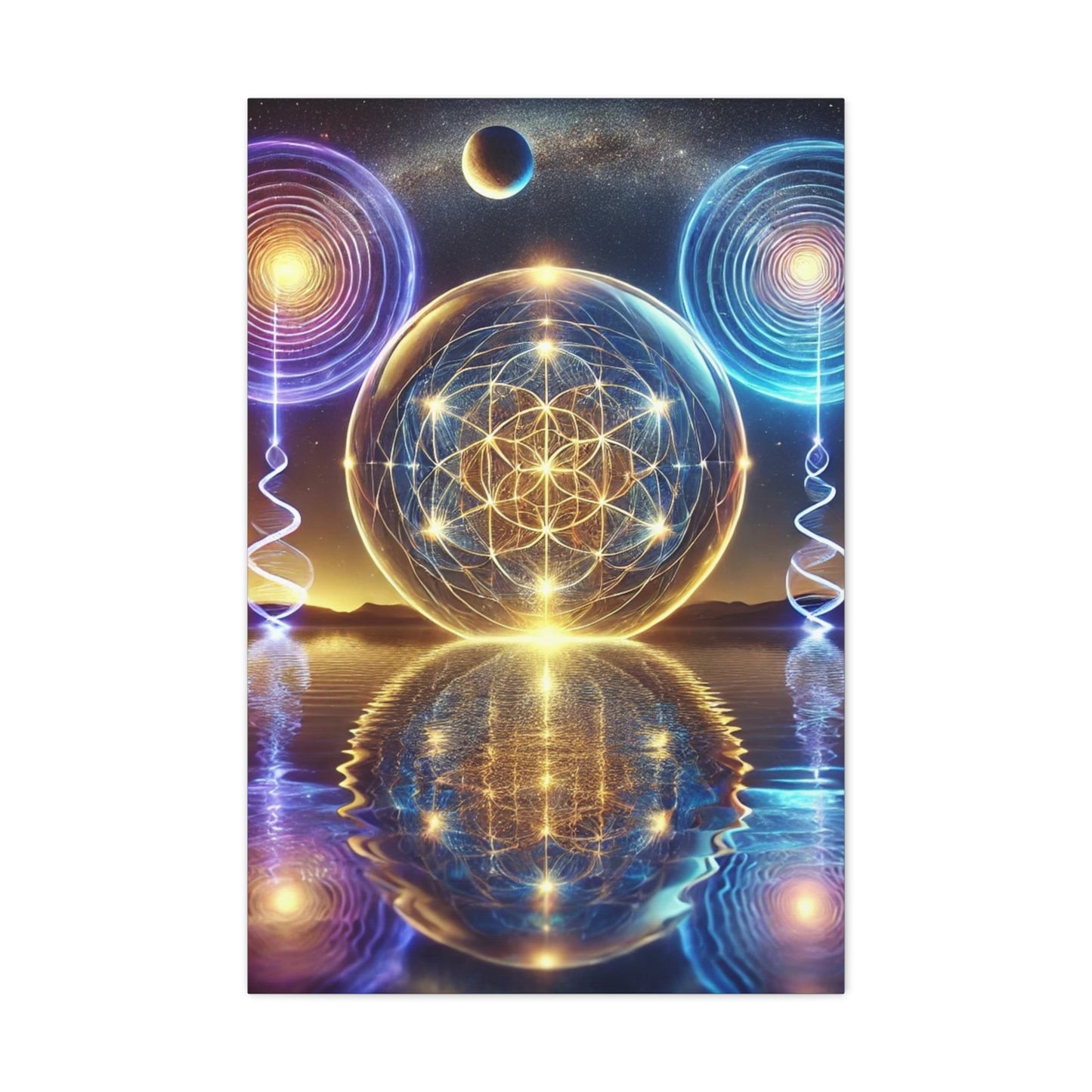 Sacred Geometry Art Canvas Ed. 17