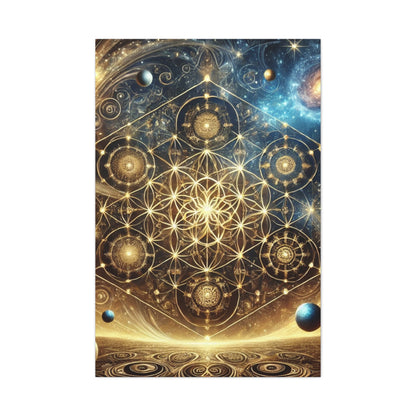 Sacred Geometry Art Canvas Ed. 76