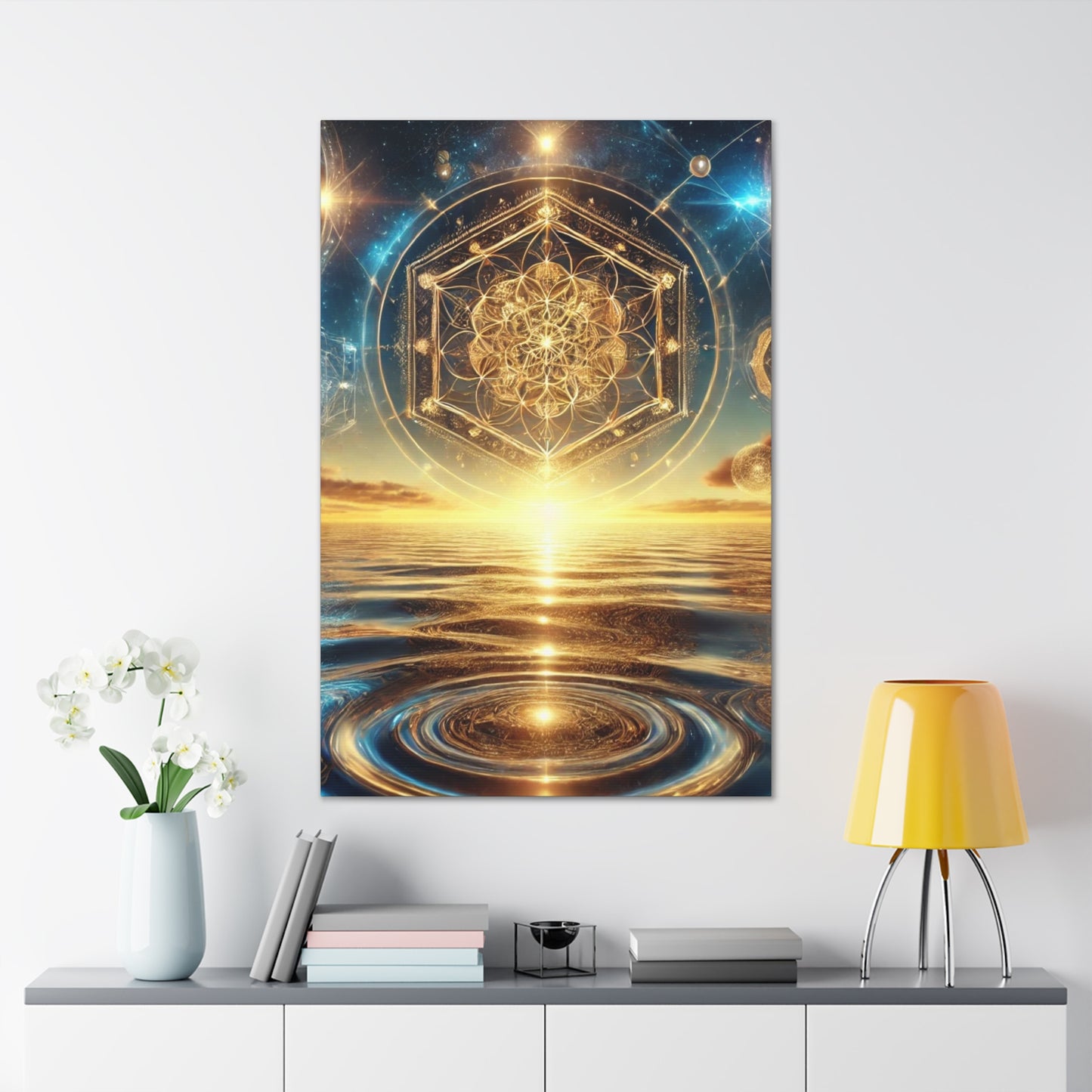 Sacred Geometry Art Canvas Ed. 96