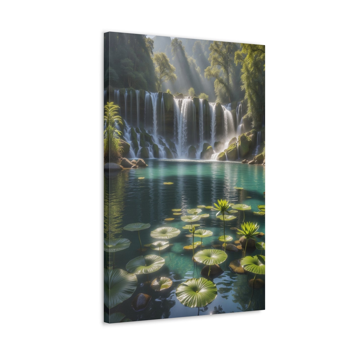 Majestic Waterfalls Art Canvas Ed. 24