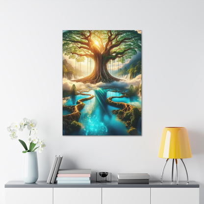 Trees of Light Art Canvas Ed. 11