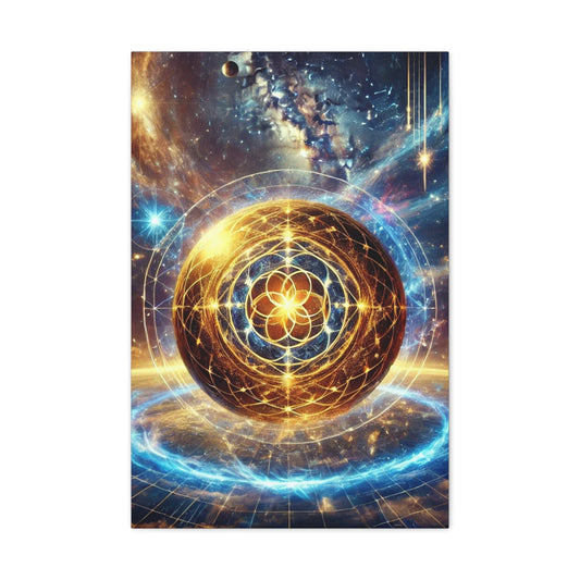 Sacred Geometry Art Canvas Ed. 54