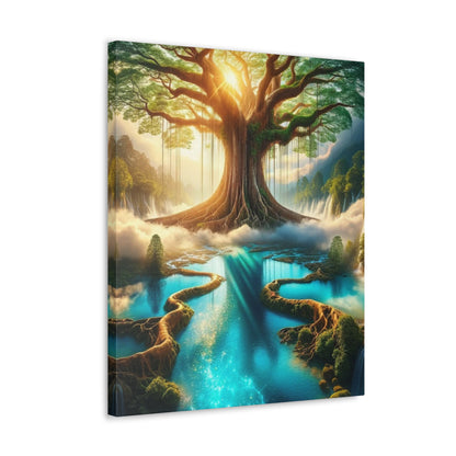 Trees of Light Art Canvas Ed. 11