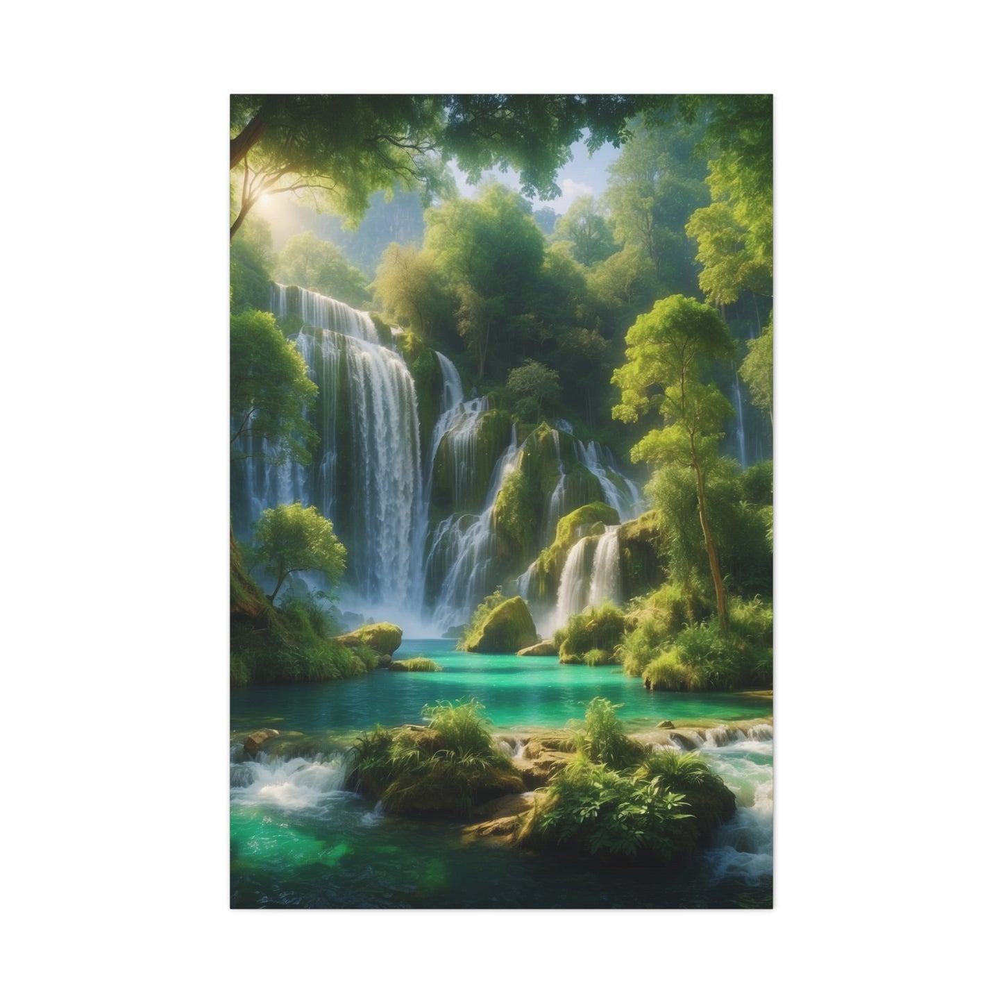 Majestic Waterfalls Art Canvas Ed. 5