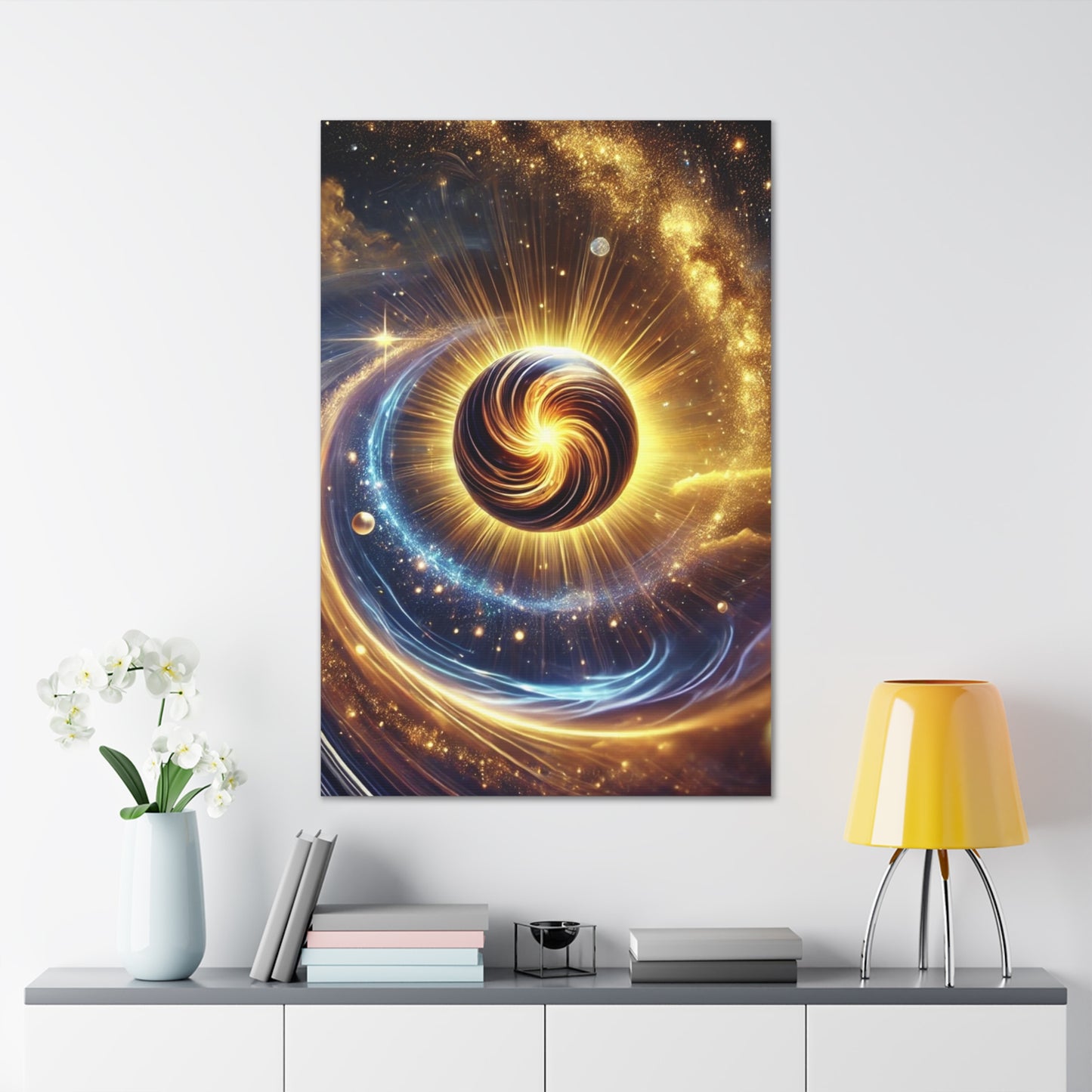 Energetic Orbs Art Canvas Ed. 13