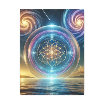 Sacred Geometry Art Canvas Ed. 19