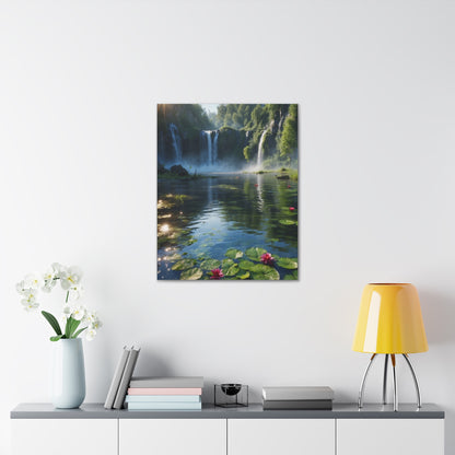 Majestic Waterfalls Art Canvas Ed. 6