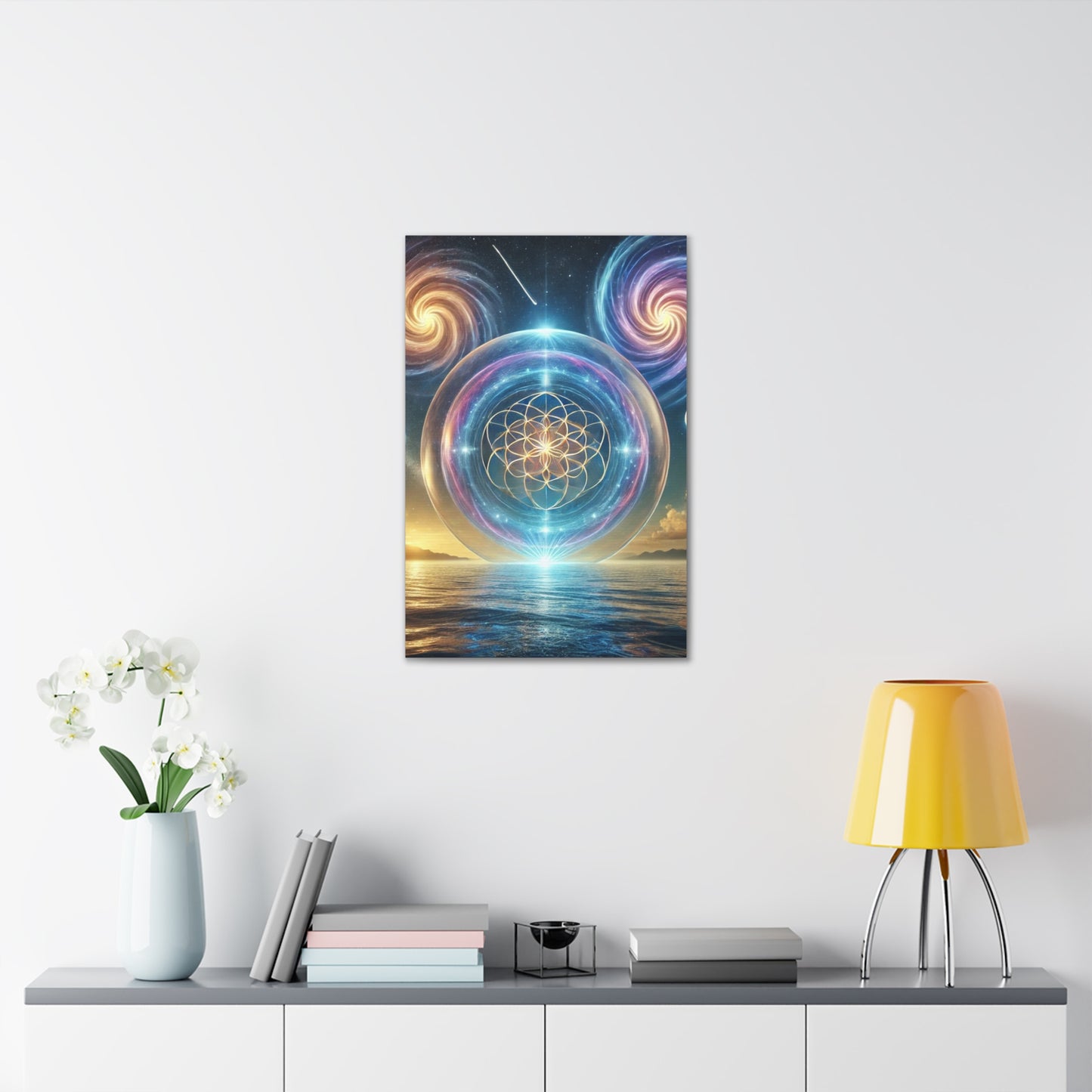 Sacred Geometry Art Canvas Ed. 19