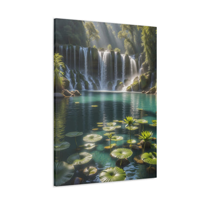 Majestic Waterfalls Art Canvas Ed. 24