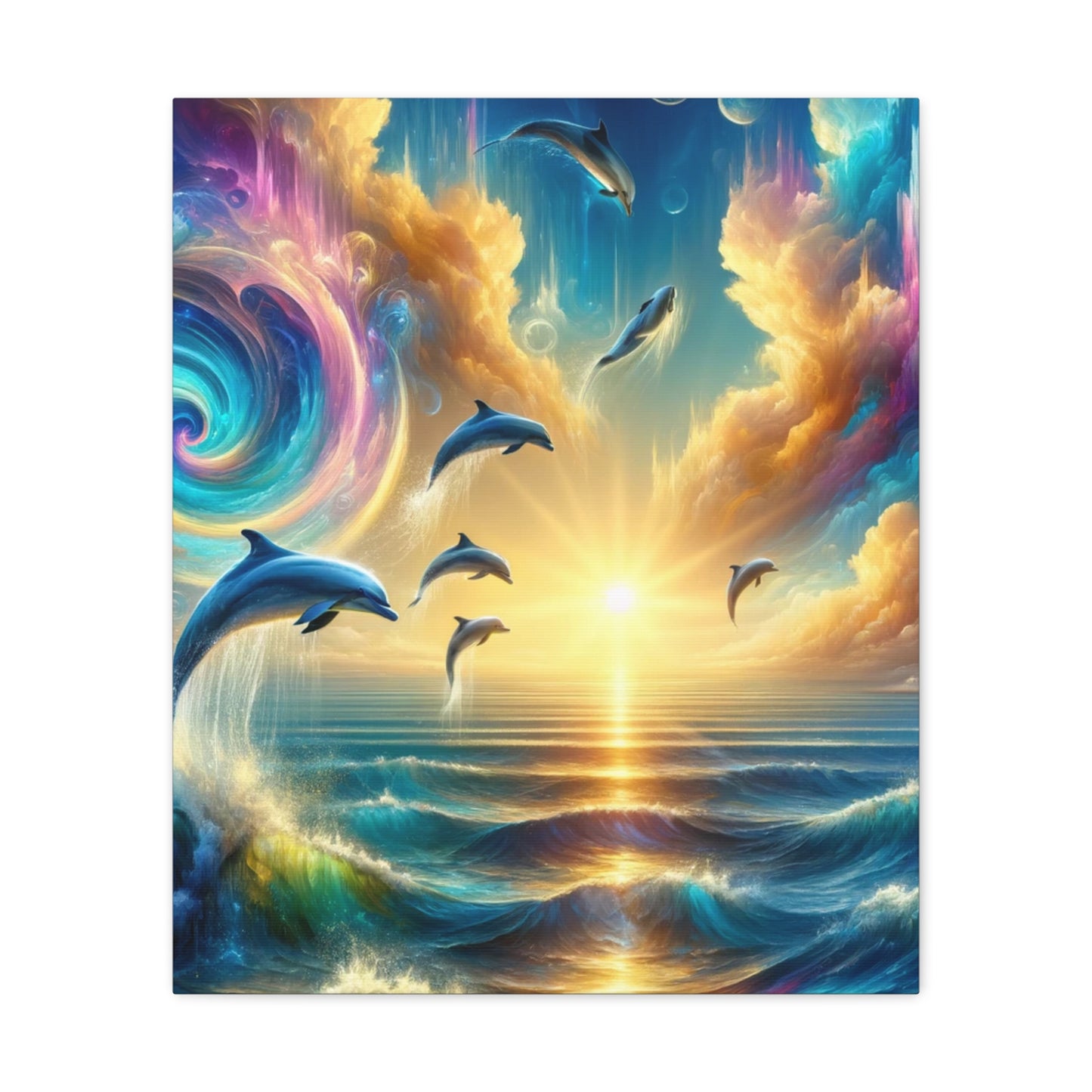 Serene Ocean Art Canvas Ed. 7