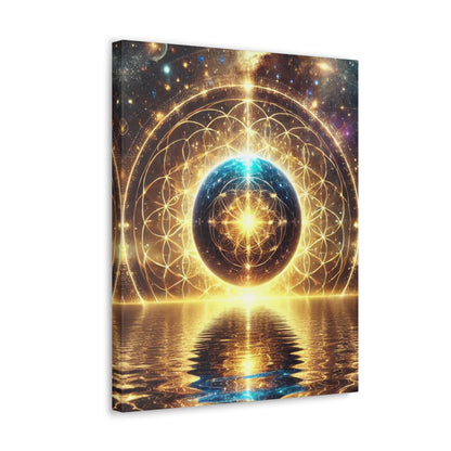 Sacred Geometry Art Canvas Ed. 51