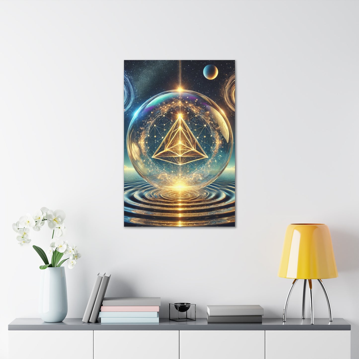 Sacred Geometry Art Canvas Ed. 34