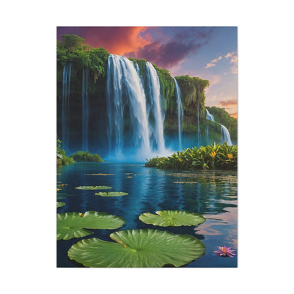 Blissful Lotus Art Canvas Ed. 3