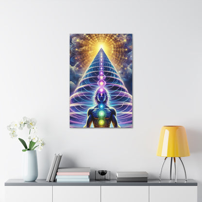 Quantum Entanglement Art Canvas Ed. 8