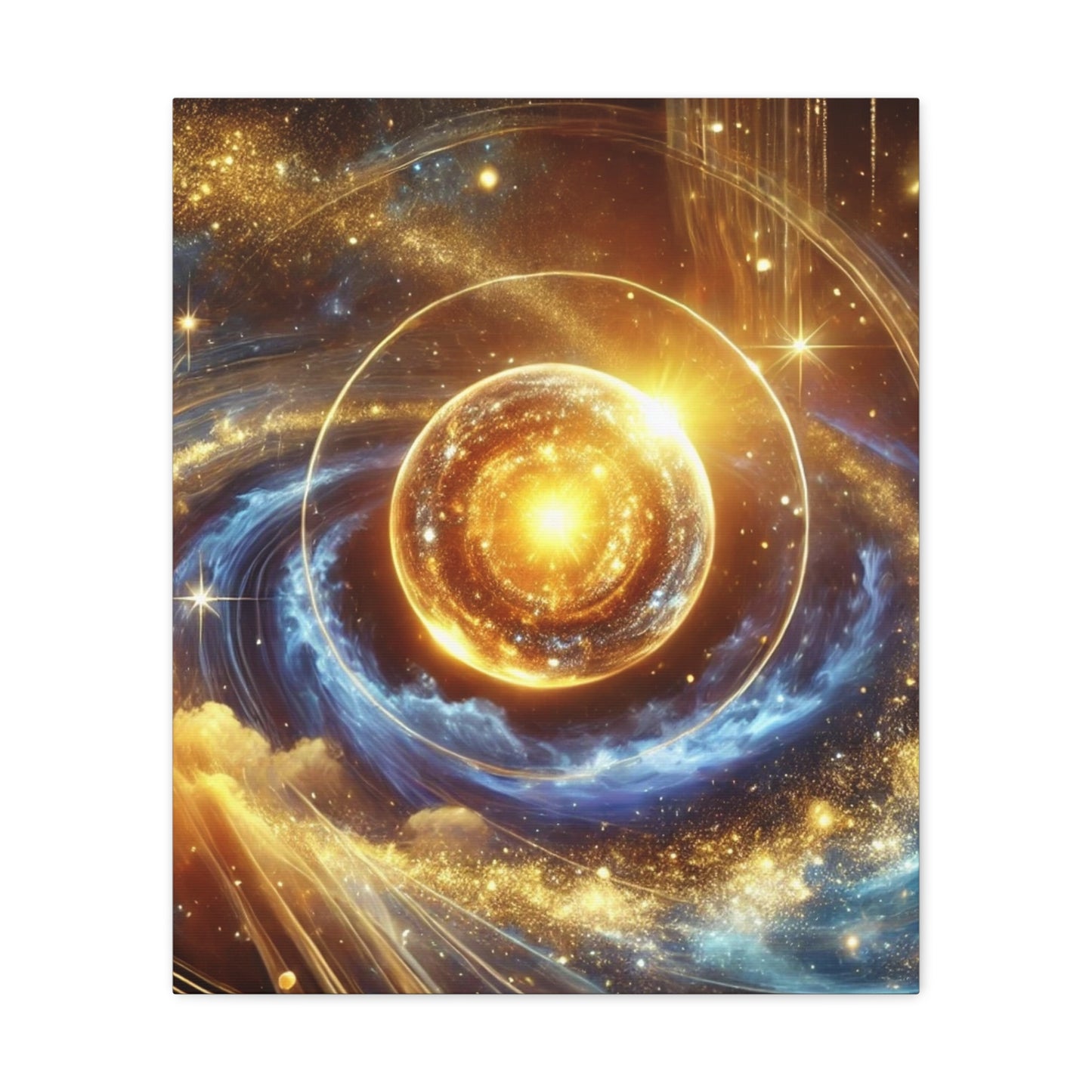 Energetic Orbs Art Canvas Ed. 16