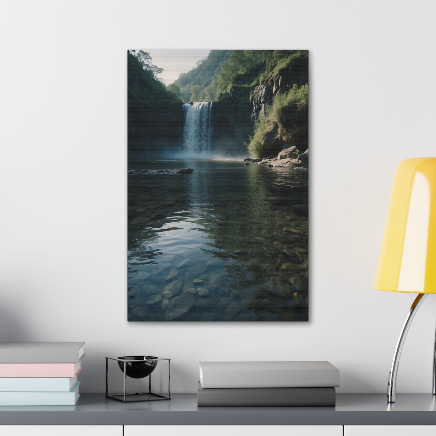 Majestic Waterfalls Art Canvas Ed. 8