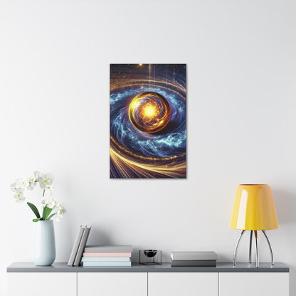 Energetic Orbs Art Canvas Ed. 10