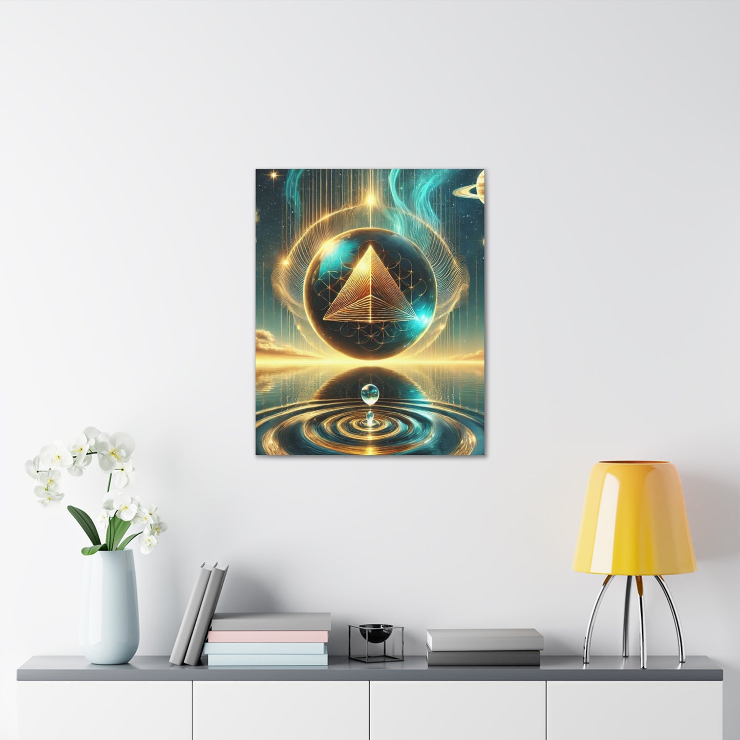 Sacred Geometry Art Canvas Ed. 35