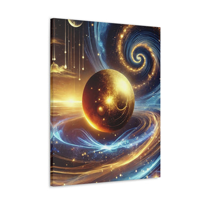 Energetic Orbs Art Canvas Ed. 6