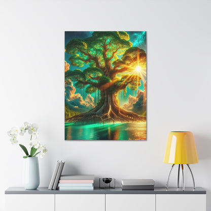 Trees of Light Art Canvas Ed. 12