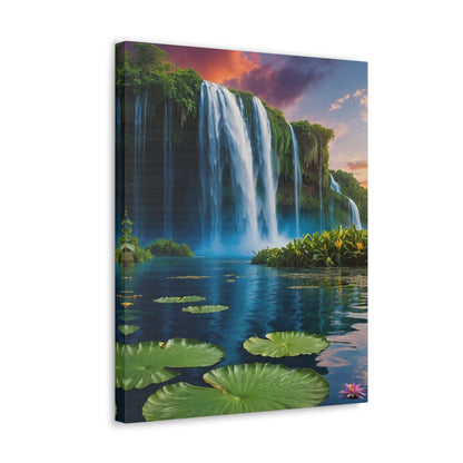 Blissful Lotus Art Canvas Ed. 3