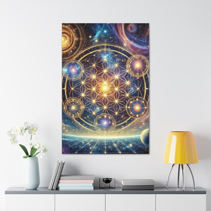 Sacred Geometry Art Canvas Ed. 74