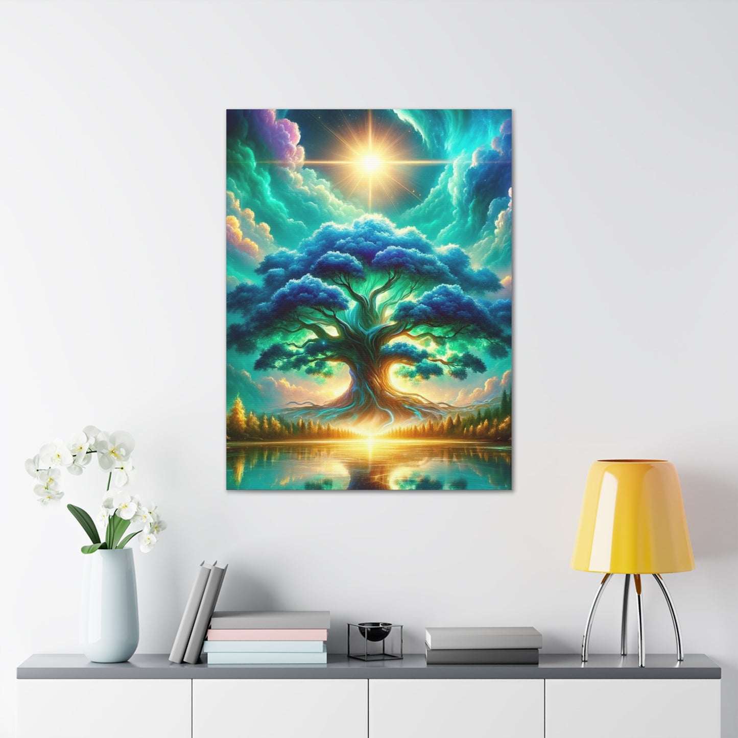 Trees of Light Art Canvas Ed. 13