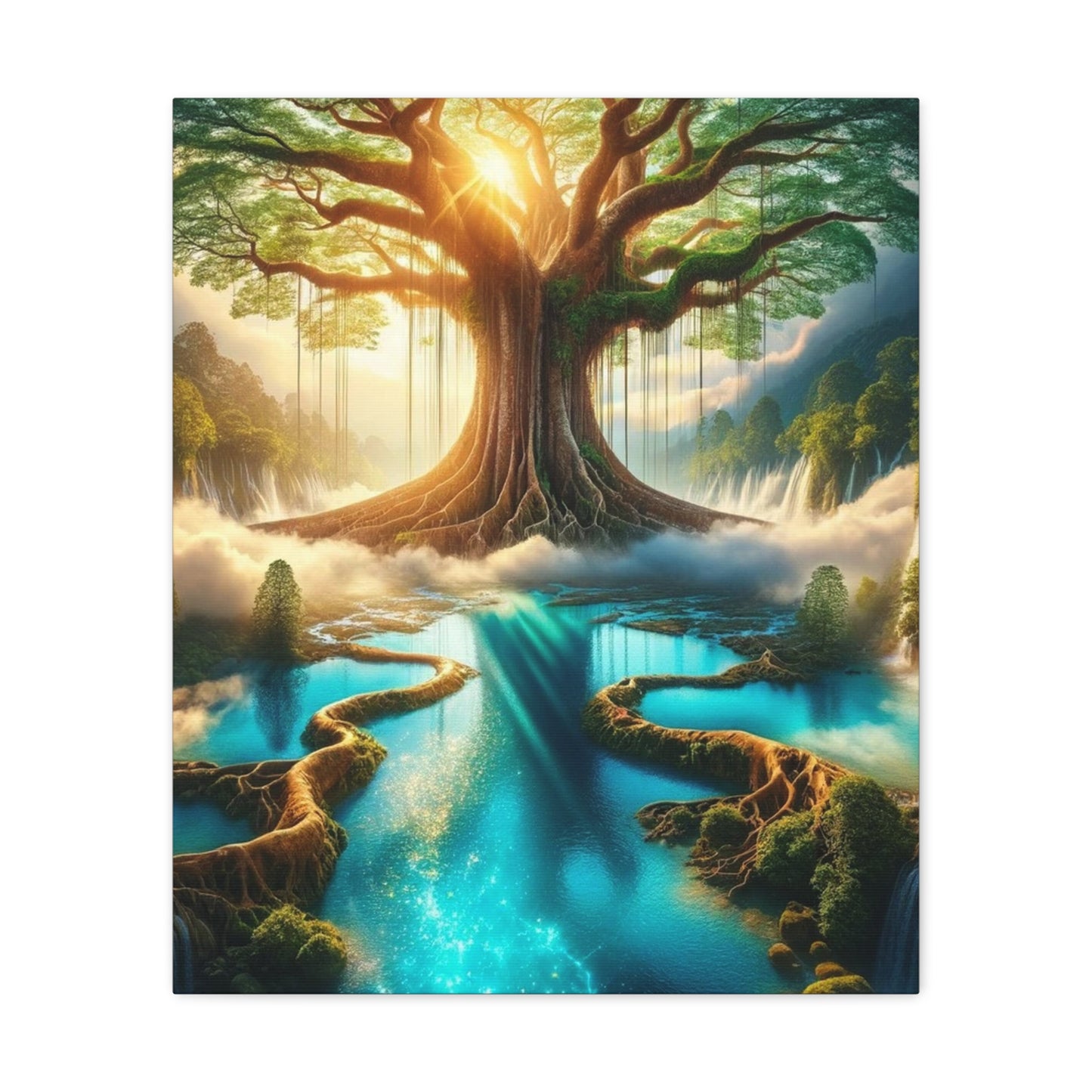 Trees of Light Art Canvas Ed. 11