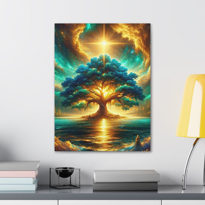 Trees of Light Art Canvas Ed. 10