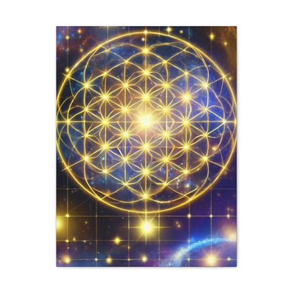 Sacred Geometry Art Canvas Ed. 73