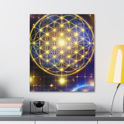 Sacred Geometry Art Canvas Ed. 73