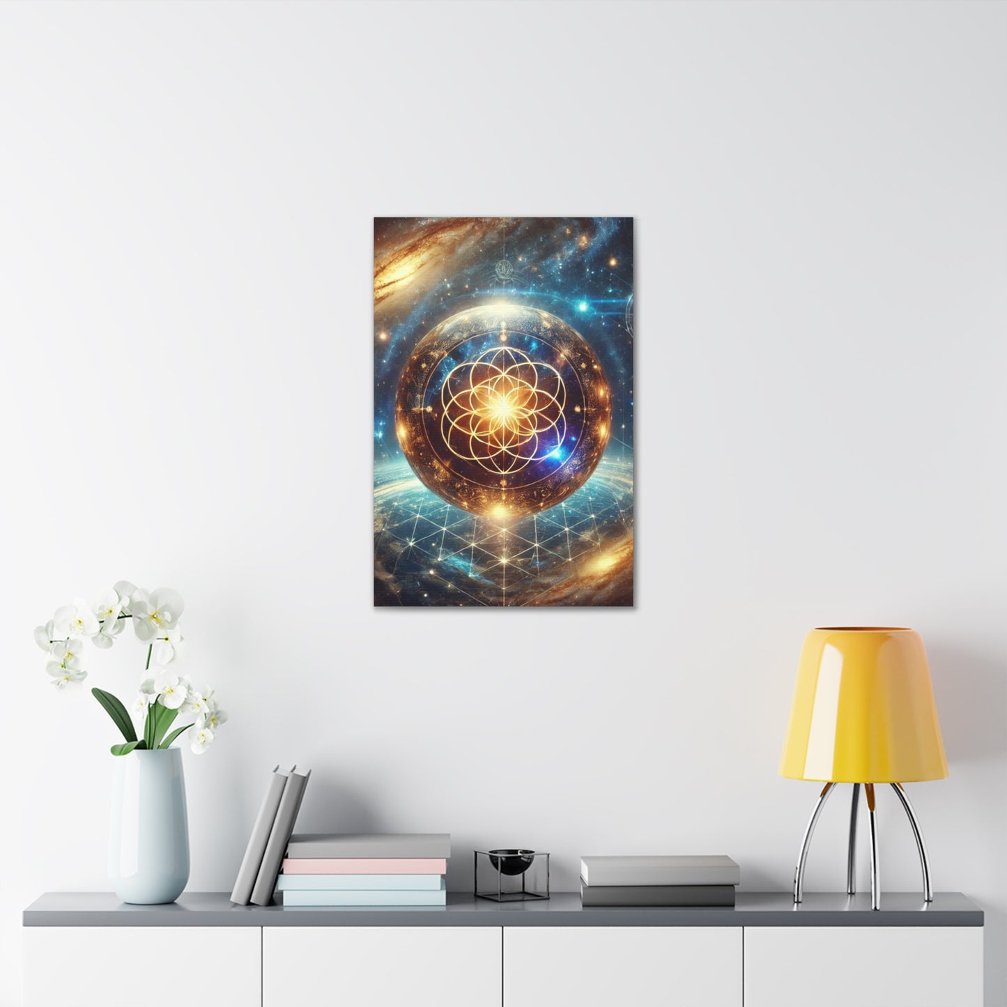 Sacred Geometry Art Canvas Ed. 53