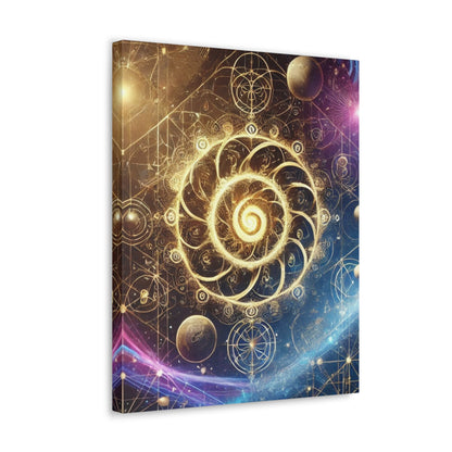 Sacred Geometry Art Canvas Ed. 65